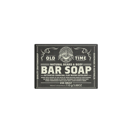Activated Charcoal & Clay Beard & Body Bar Soap