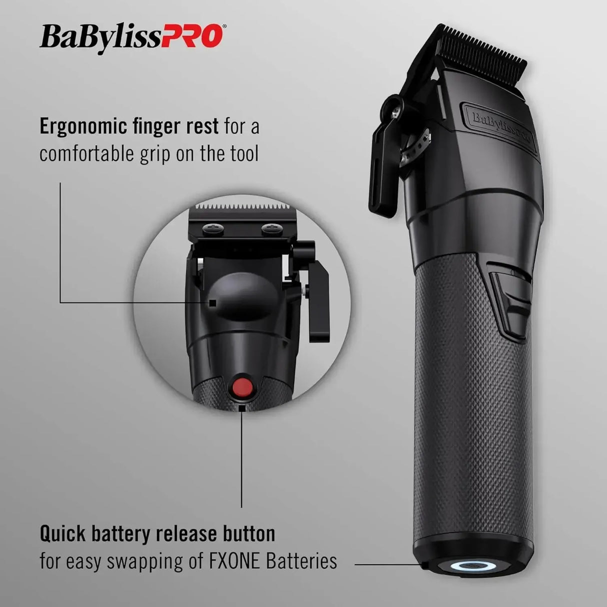 Blackfx Clipper With Fx-One Battery System - FX899MB - BabylissPro