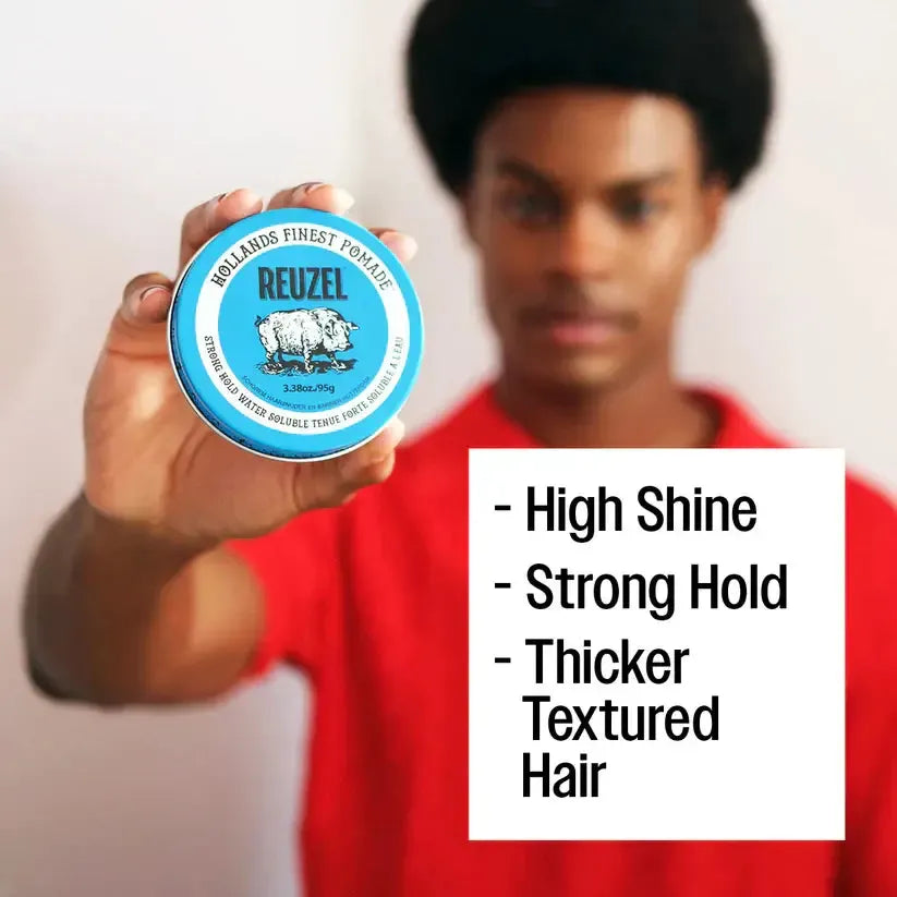 Blue Strong Hold Pomade Road Trip