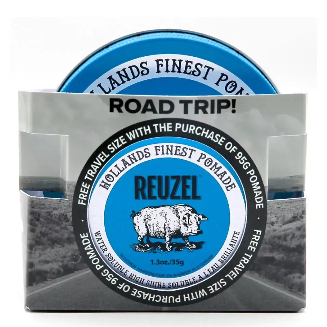 Blue Strong Hold Pomade Road Trip