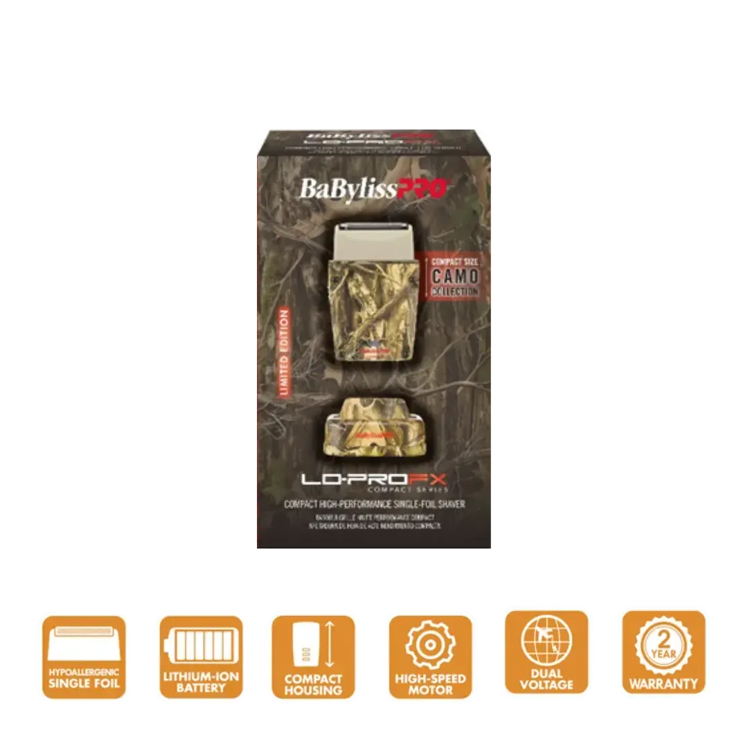 Compact Lo-Pro Single-Foil Shaver - CAMO - FXLPFS1CAM
