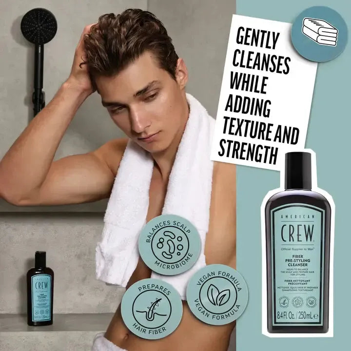 Fiber Pre-Styler Shampoo-American Crew
