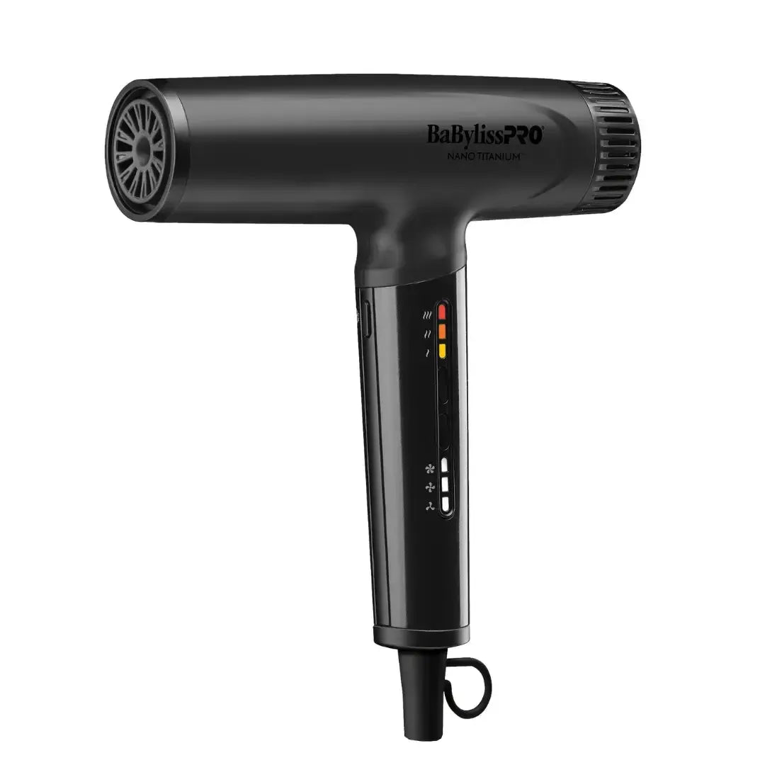 High-Speed Nano Titanium Light Dual Voltage Hairdryer - Matte Black