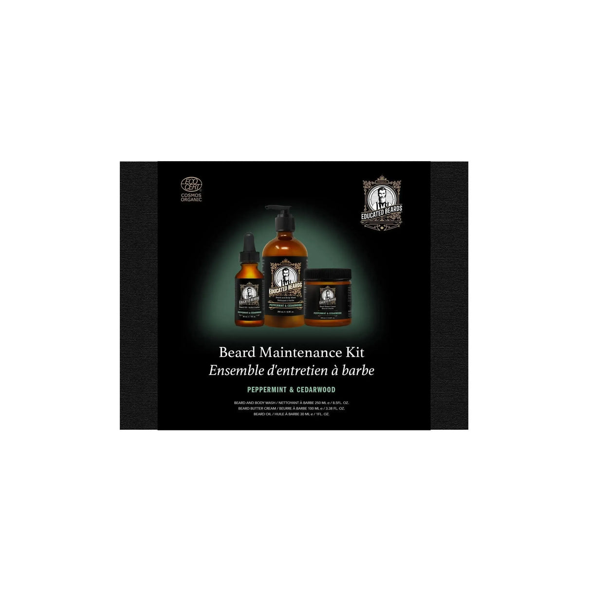 Peppermint Cedarwood Beard Maintenance Kit