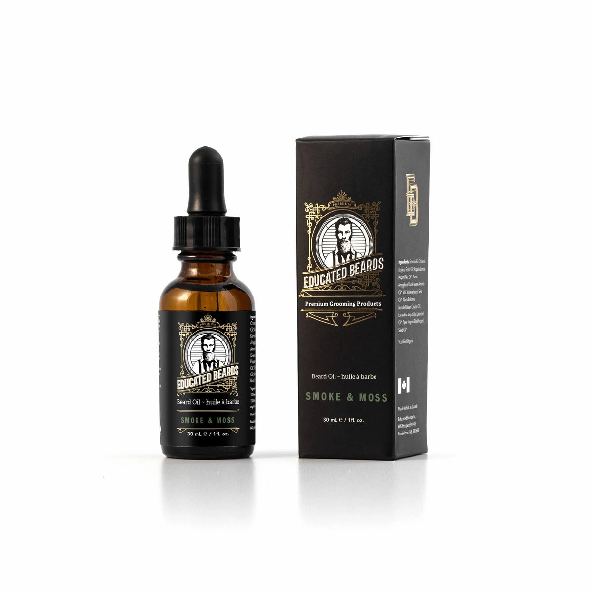 Educated Beards Smoke & Moss Beard Oil-Educated Beards