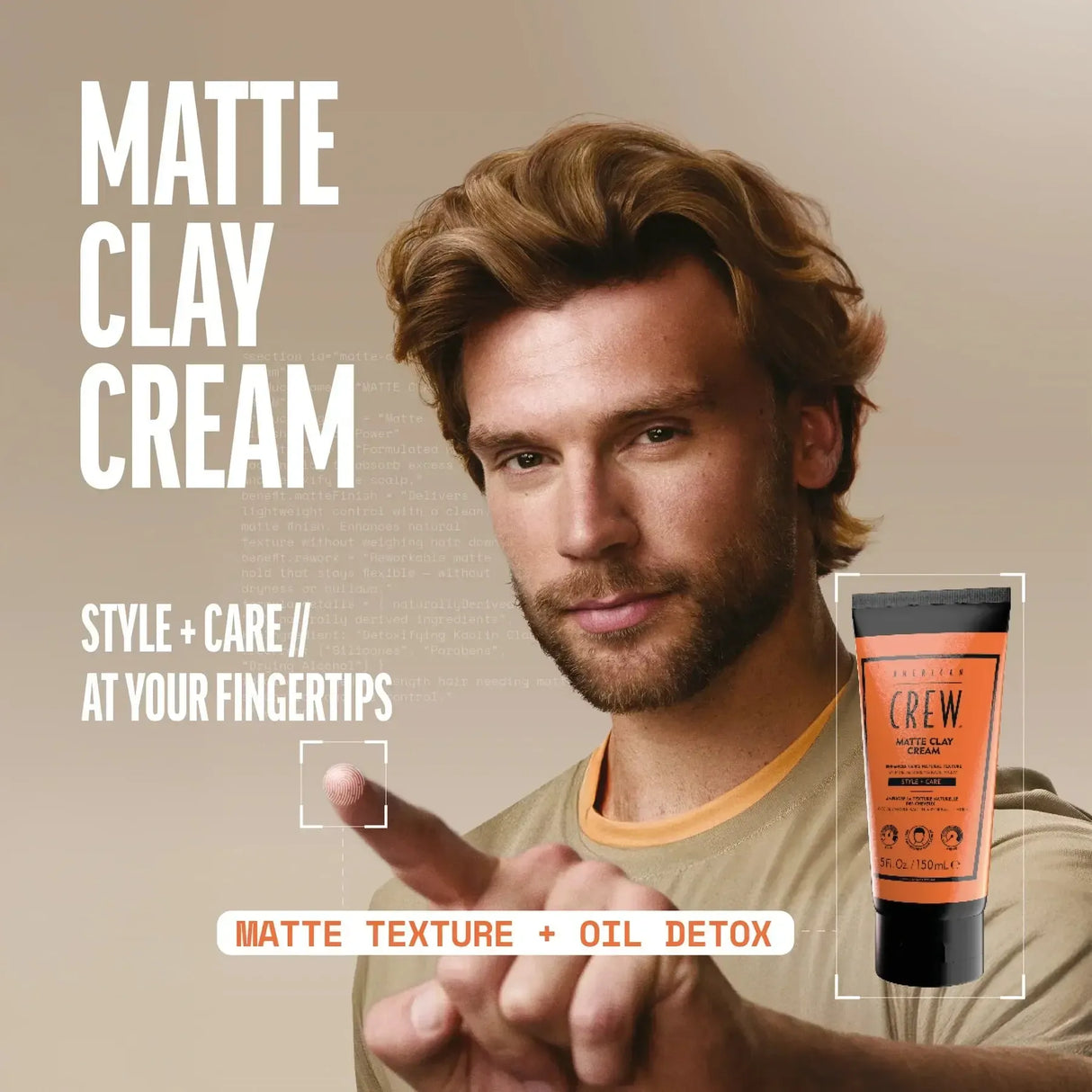 Style + Care Matte Clay Cream