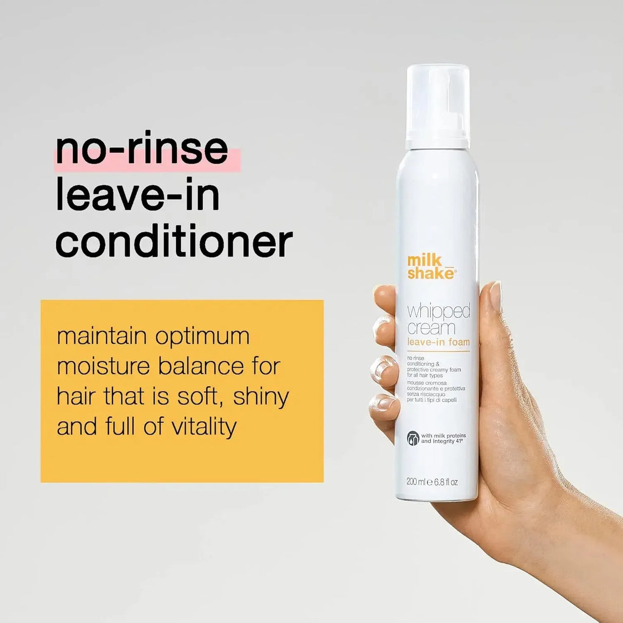 Whipped Cream Leave-In Foam