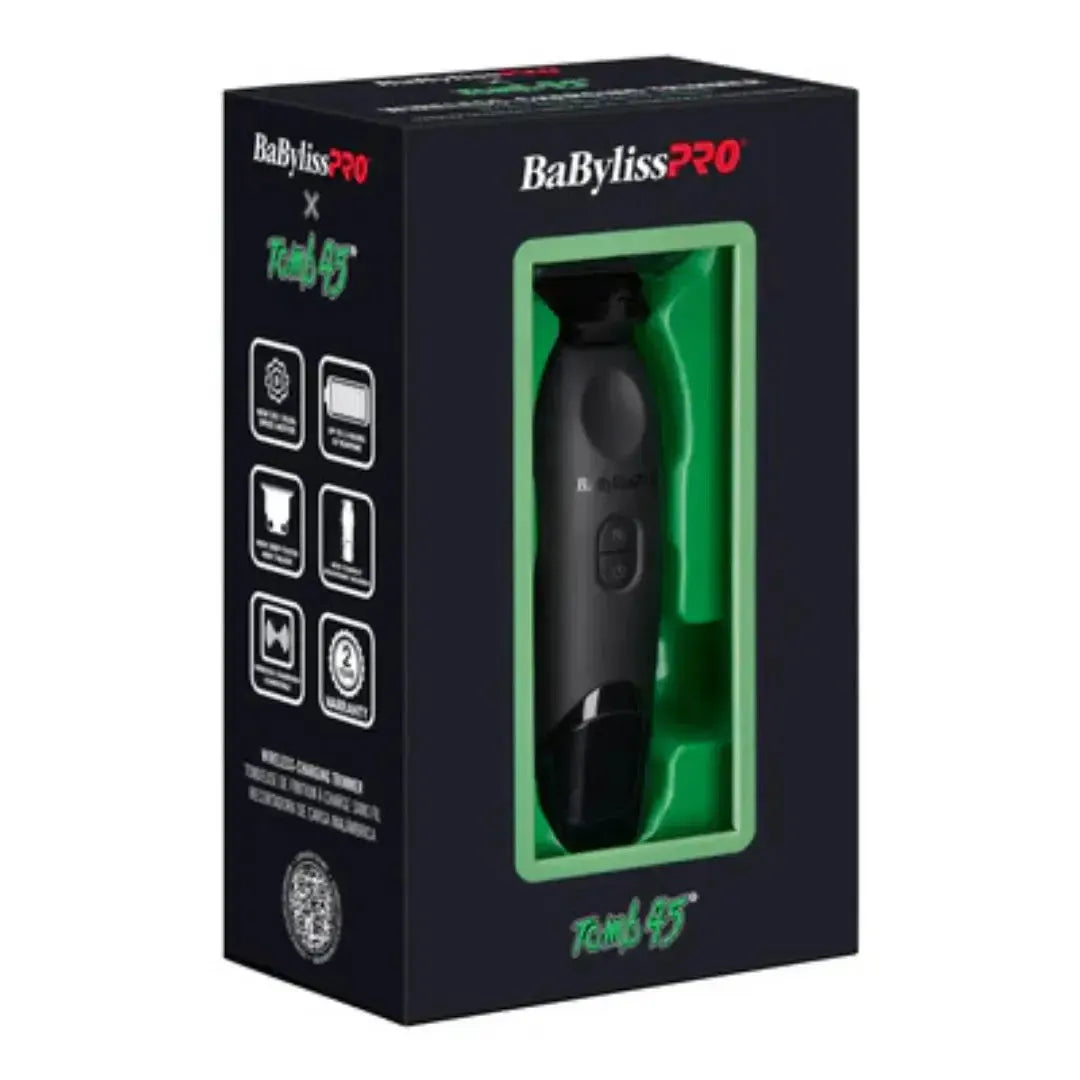 Wireless Charging Trimmer Black With Deep Tooth Mim T-Blade - FXT45T