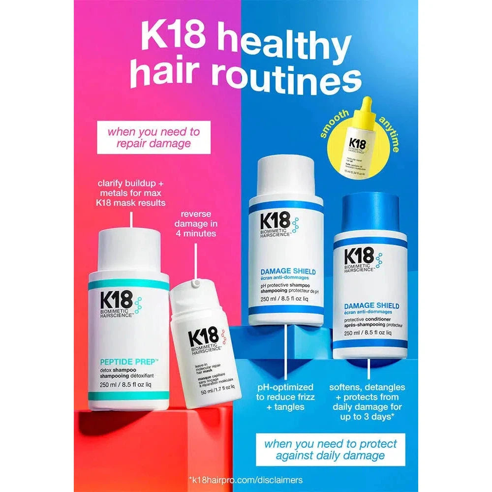 Shield + Smooth Routine-K18 Biomimetic Hair Science