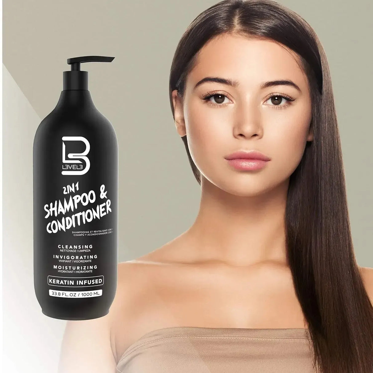 2 In 1 Shampoo & Conditioner-L3VEL3
