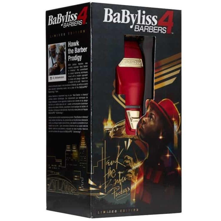 BaBylissPRO "Hawk The Barber" Red FX Clipper FX870R