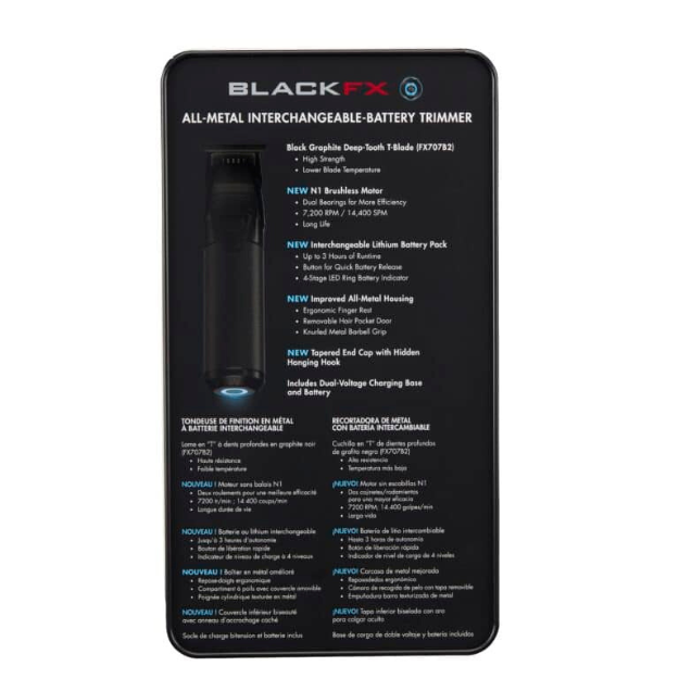 Blackfx Trimmer With Fx-One Battery System - FX799MB - BabylissPro