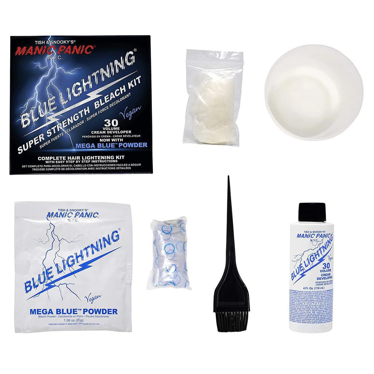 Blue Lightning Bleach Kit (30 Volume)