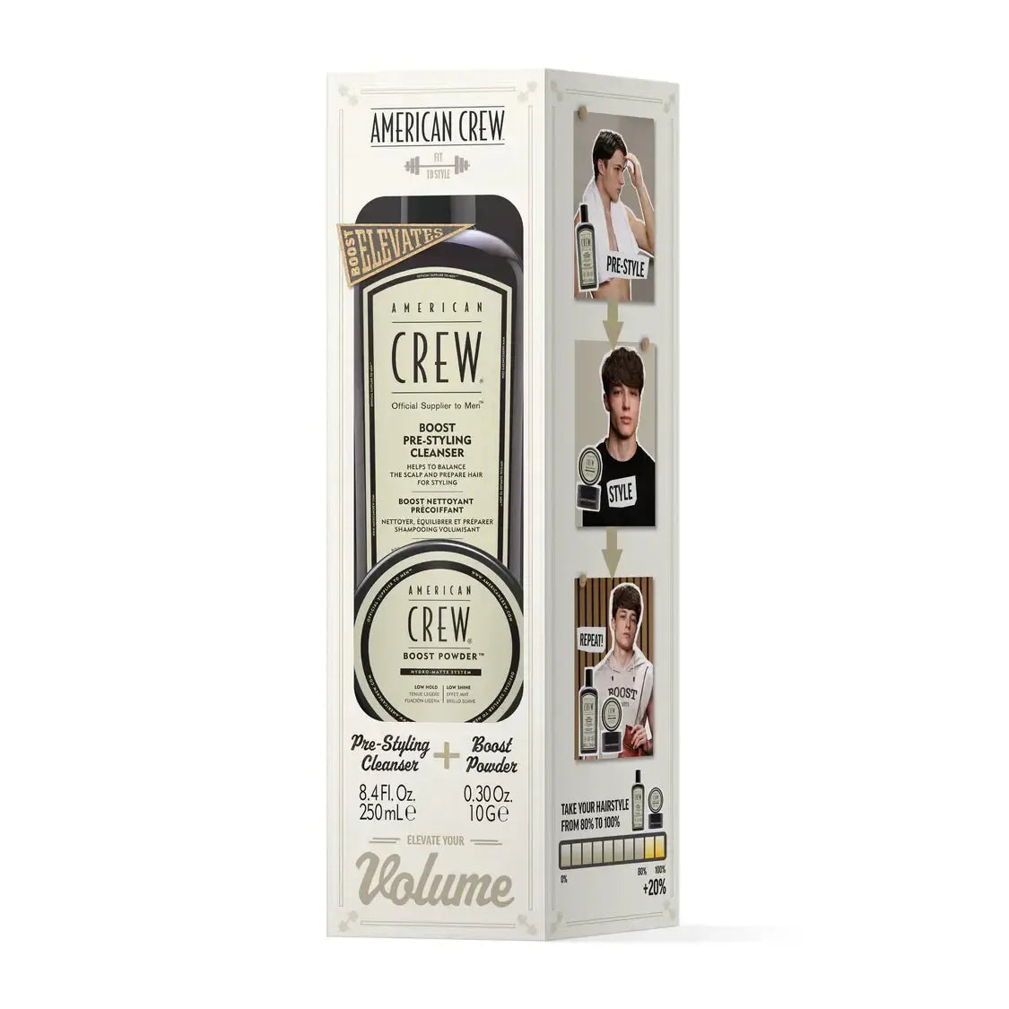 American Crew Firm Hold Spray Gel Twin Pack – 8.4 Oz Each (Medium Hold)