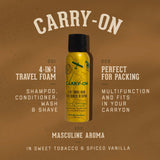 Carry On 4-1 Travel Foam 100ML