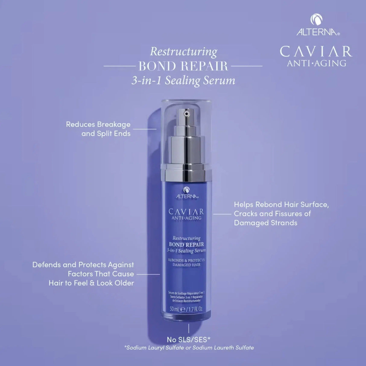 Caviar Anti-Aging Restructuring Bond Repair 3-In-1 Sealing Serum