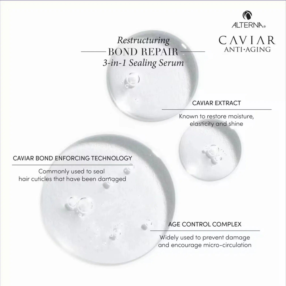 Caviar Anti-Aging Restructuring Bond Repair 3-In-1 Sealing Serum