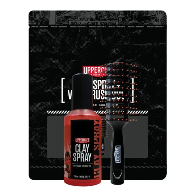 Clay Spray + Vent Brush Duo-Uppercut Deluxe