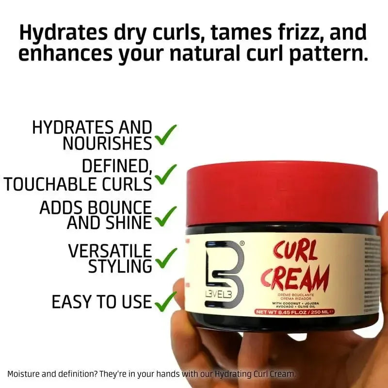Curl Cream-L3VEL3