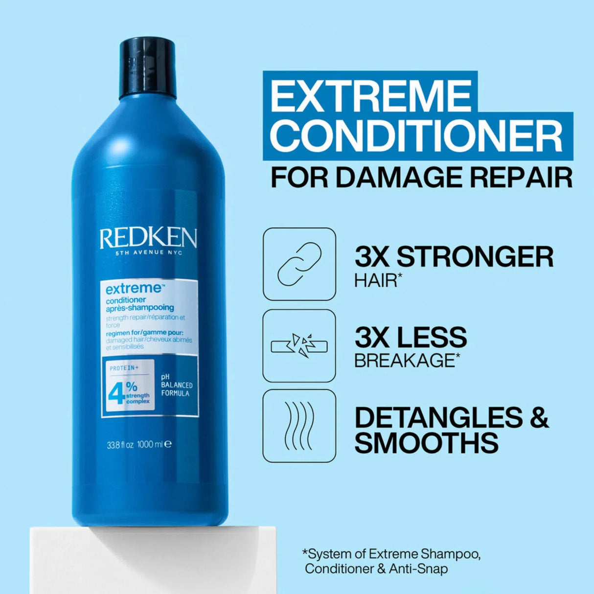 Extreme Shampoo + Conditioner 1L