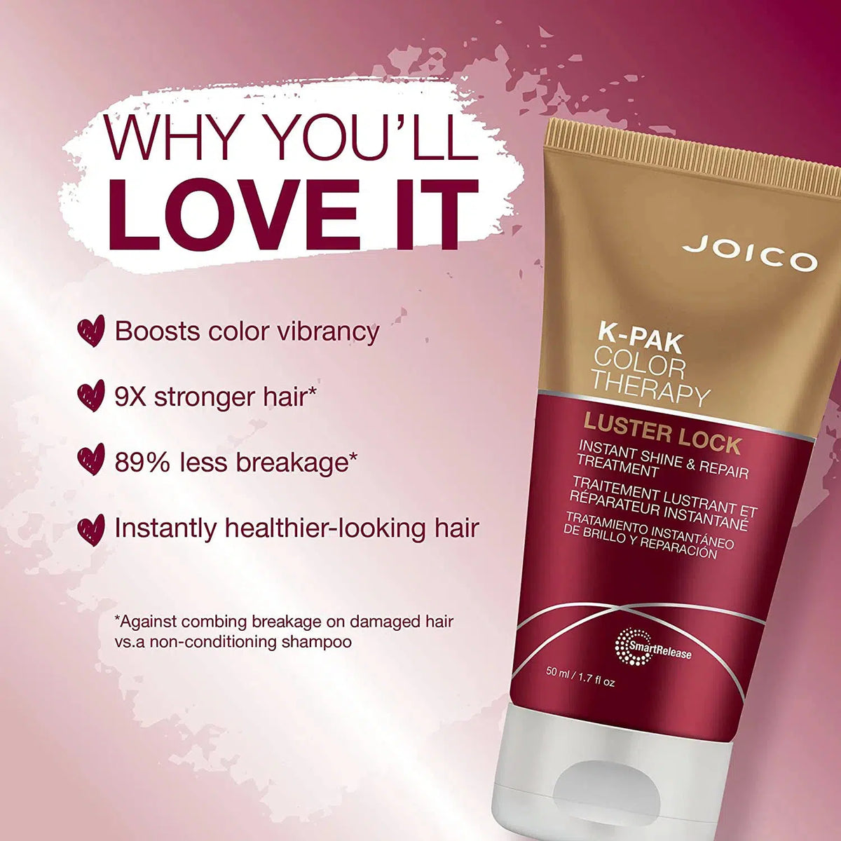 K-PAK Color Therapy Luster Lock Instant Shine & Repair Treatment