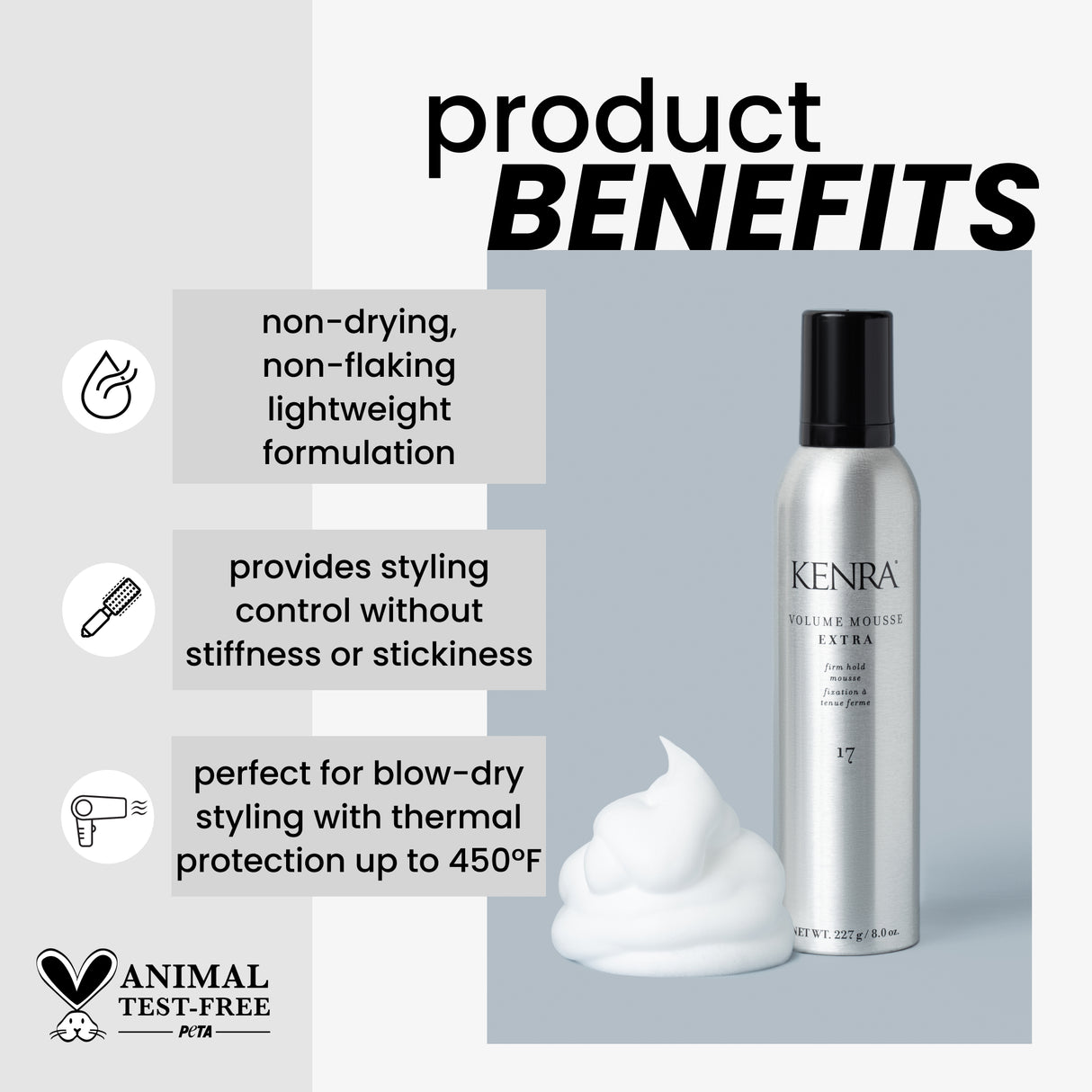 Kenra Volume Mousse Extra Firm Hold 17