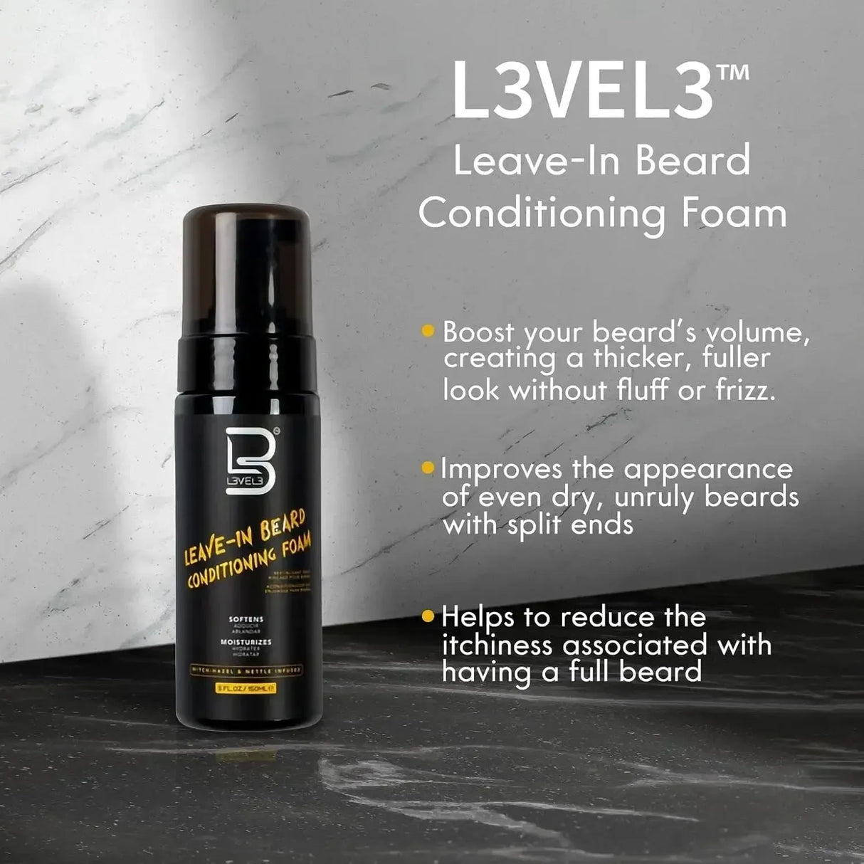 Leave In Beard Conditioning Foam-L3VEL3
