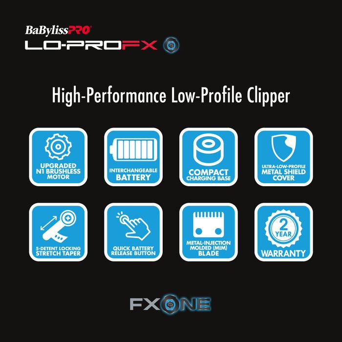 LoPro FX-ONE Clipper - BLACK - FX829