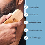 Natural Boar Bristle Beard Brush