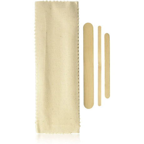 Natural Muslin & Spatula Combo