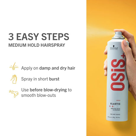 OSiS+ Elastic Medium Hold Hairspray