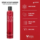 Spray & Play Harder Firm Volumizing Hairspray