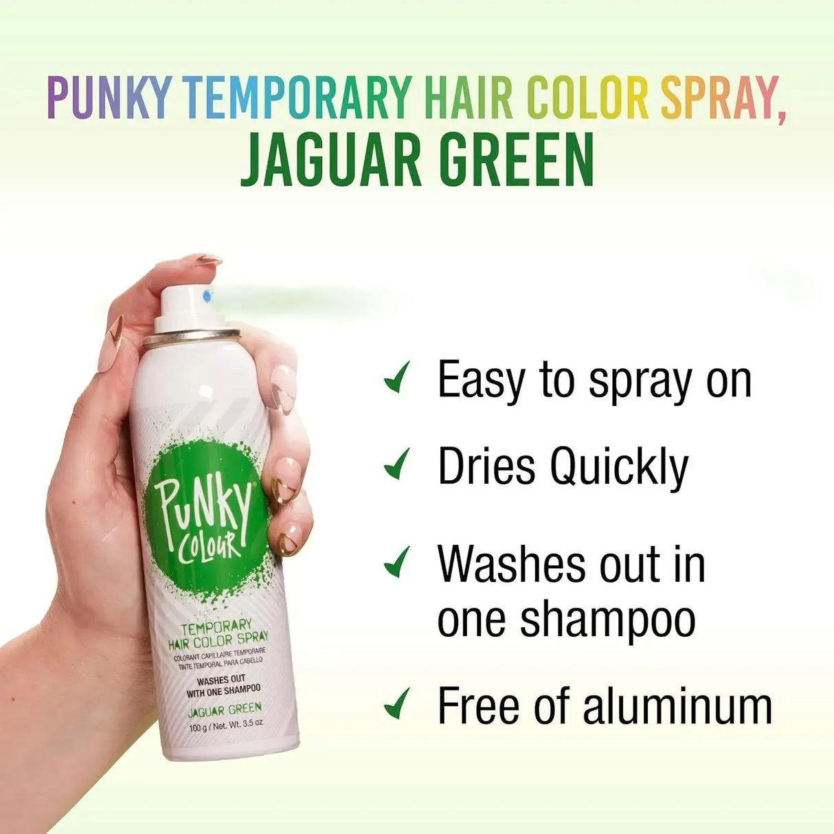 Temporary Colour Spray Jaguar Green