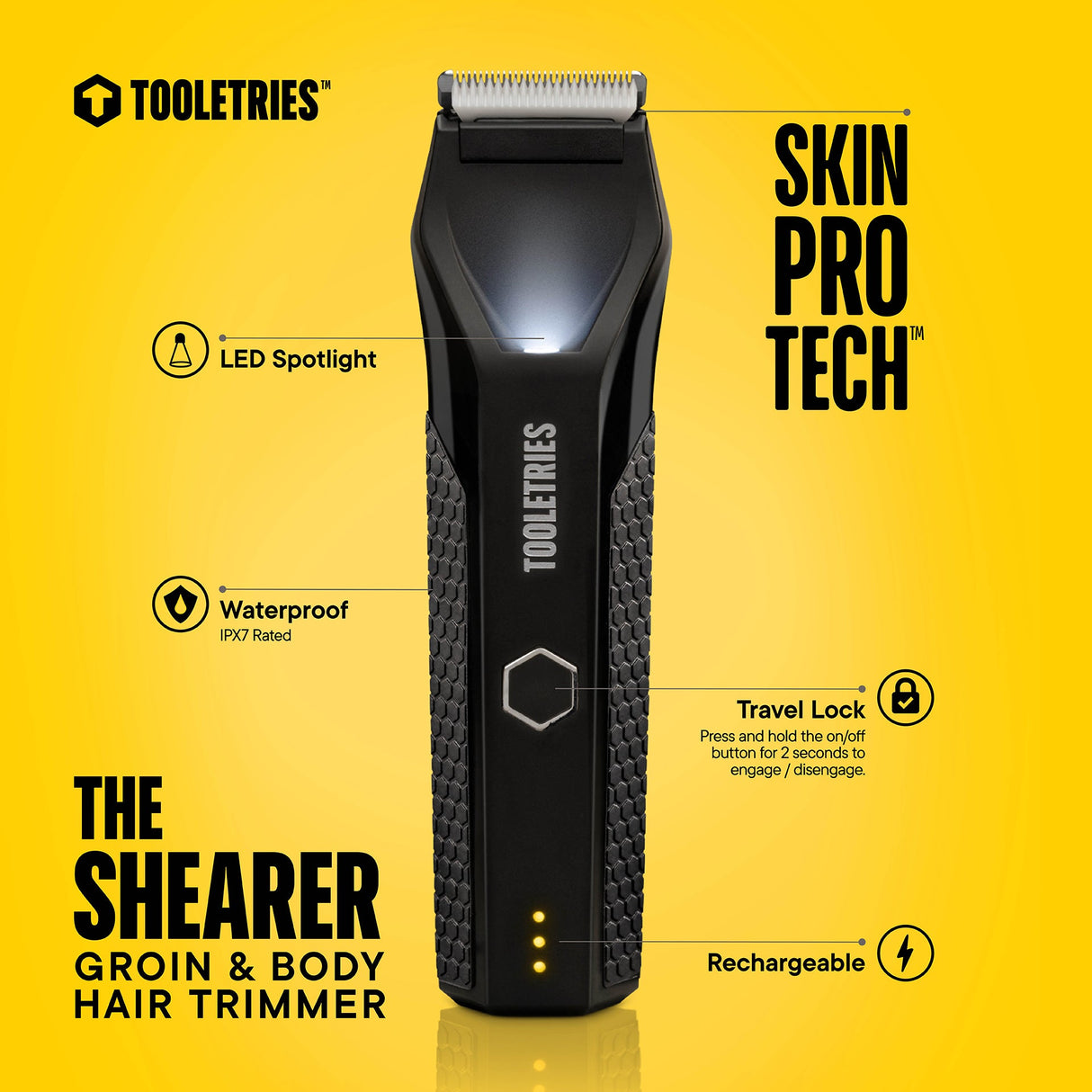 The Shearer - Groin + Body Hair Trimmer