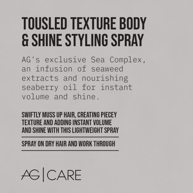 Tousled Texture Body & Shine Styling Spray