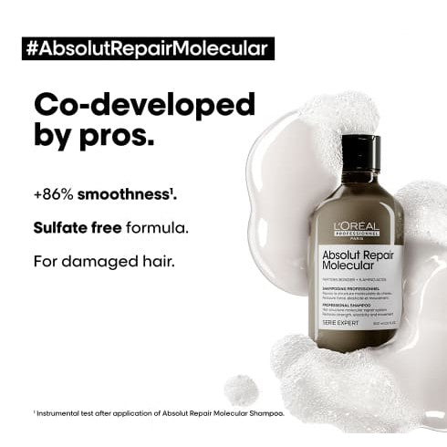 Absolut Repair Sulfate-Free Molecular Professional Shampoo-L'Oreal Professionnel